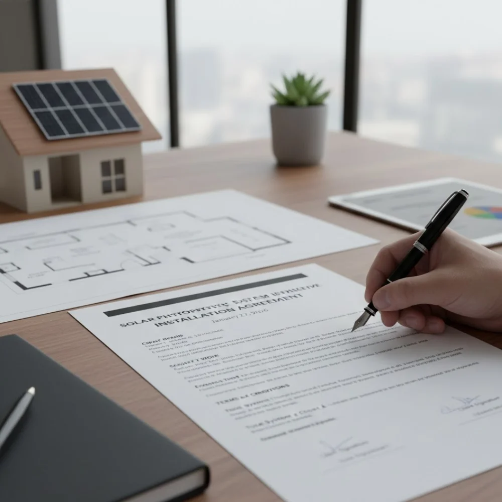Solar installation contract Solar Installation Contract - Image 1