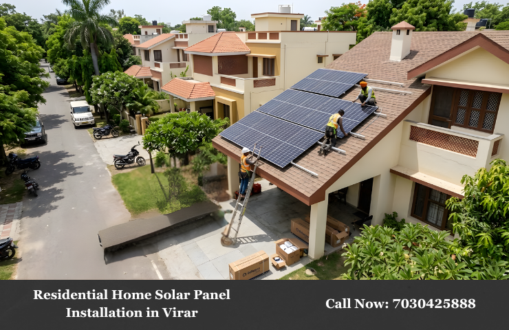 Residential Home Solar Panel Installation in Virar
