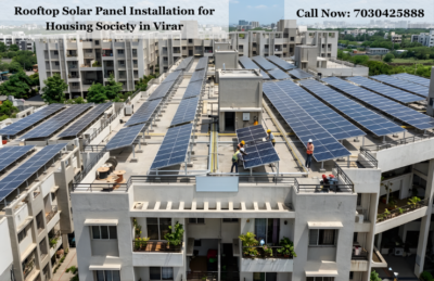 Rooftop Solar Panel Installation for Housing Society in Virar